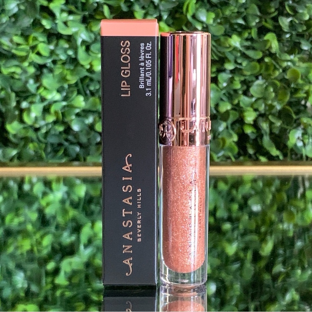Anastasia Beverly Hills AMBER SPARKLE Lip Gloss | NEW | Neutral | ABH | BNIB